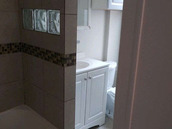 Tub, shower and bathroom