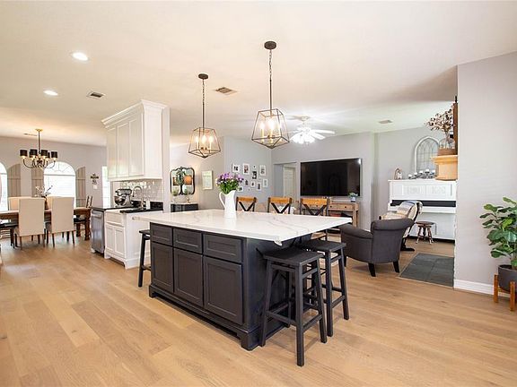 The open concept shows off how beautifully this home is designed