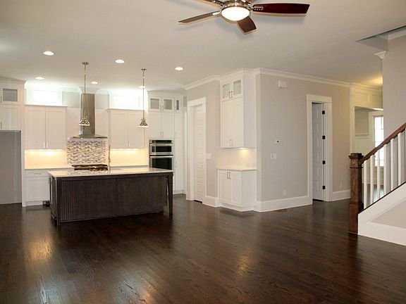 Kitchen overlooks Fam Room