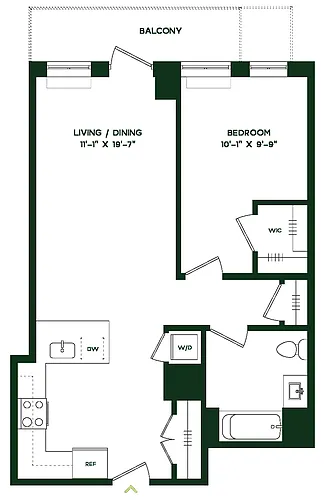 Floor plan A7W