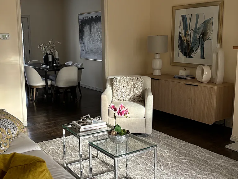 Living room on entry level