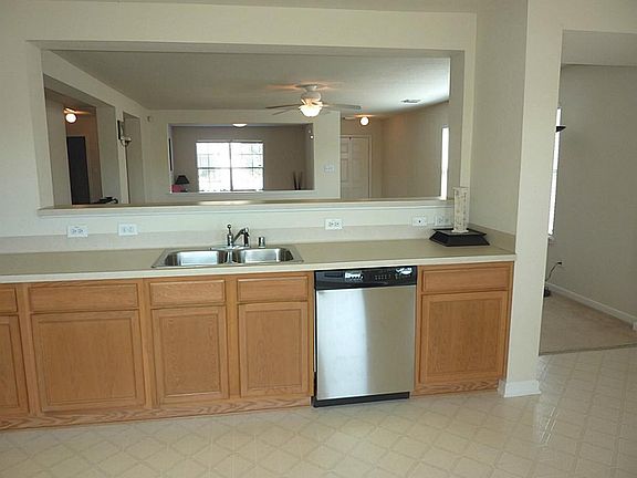 Kitchen is open to the living room