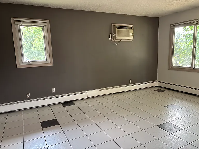 Large living area open to kitchen and dining.