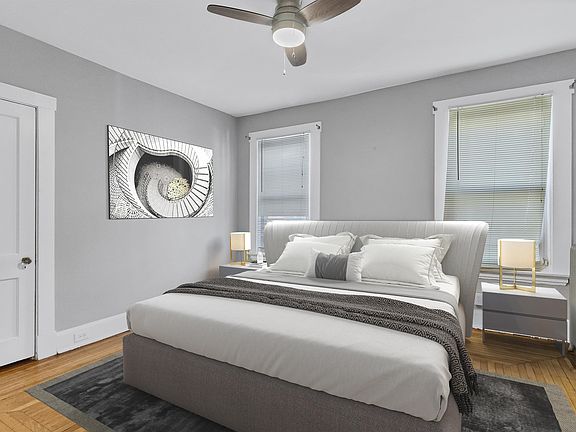 Master bed room - staged