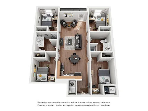 Floor plan 4X2