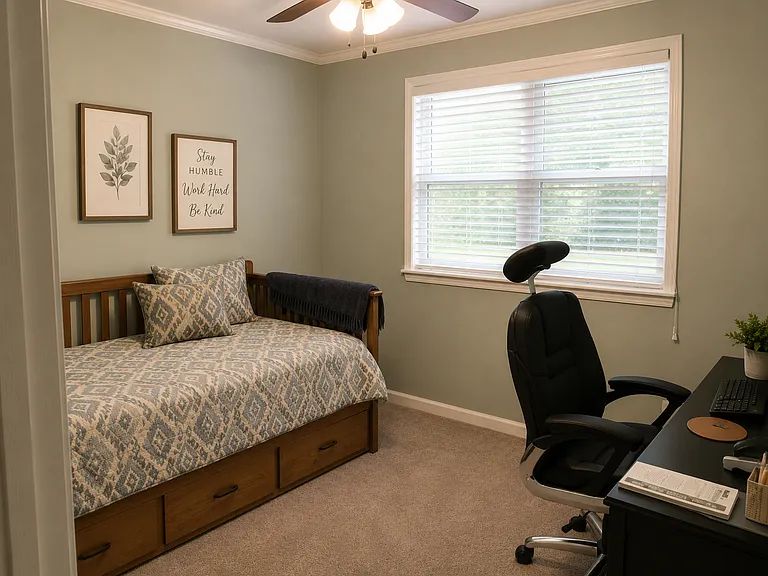Guest bedroom/Office downstairs