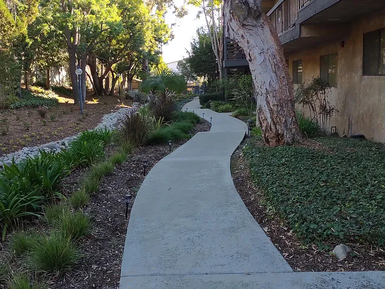 Beautiful garden setting