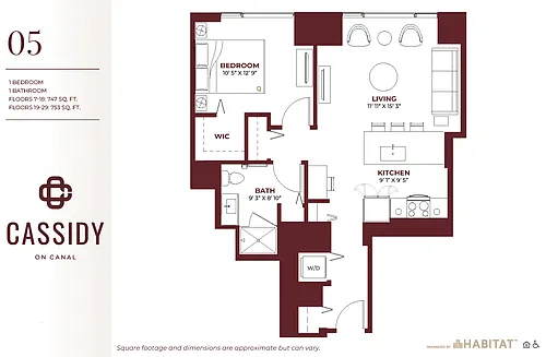 Floor plan One Bedroom 05