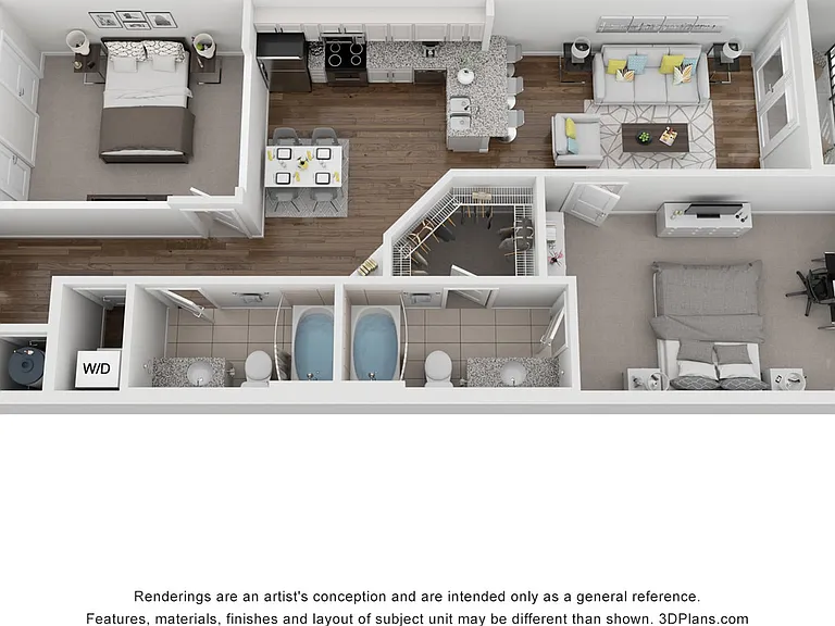 Explore this stylish urban retreat layout, emphasizing space and modern living. Explore this stylish urban retreat layout, emphasizing space and modern living.