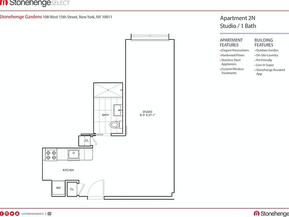2nd image of 108 W 15th St #6N