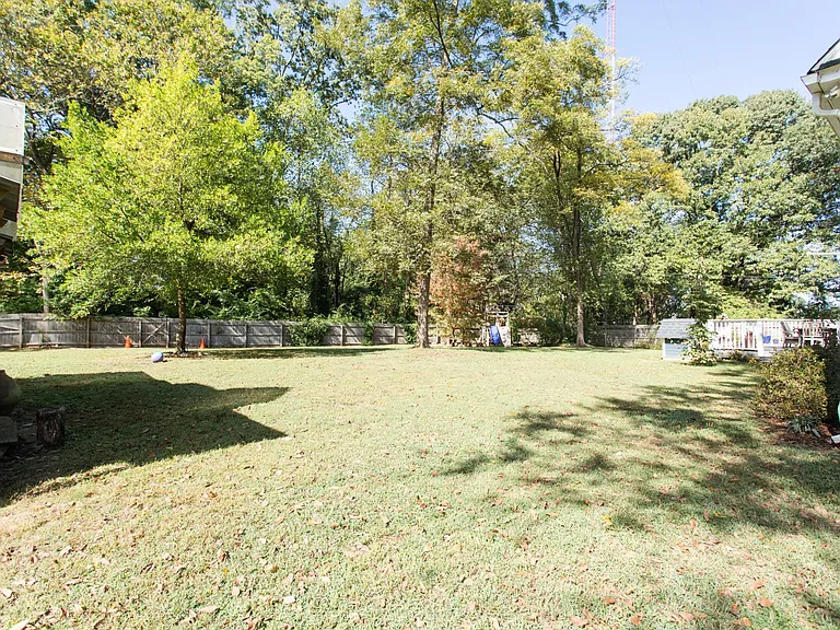 Backyard and side of barn