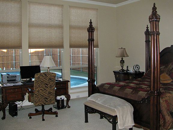 Master Suite Overlooks Pool