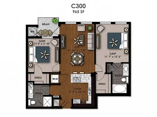 Floor plan C300