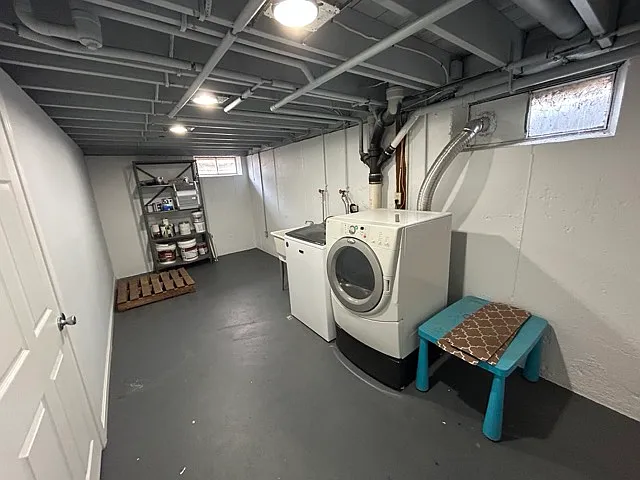 Laundry and Storage with Mop Sink