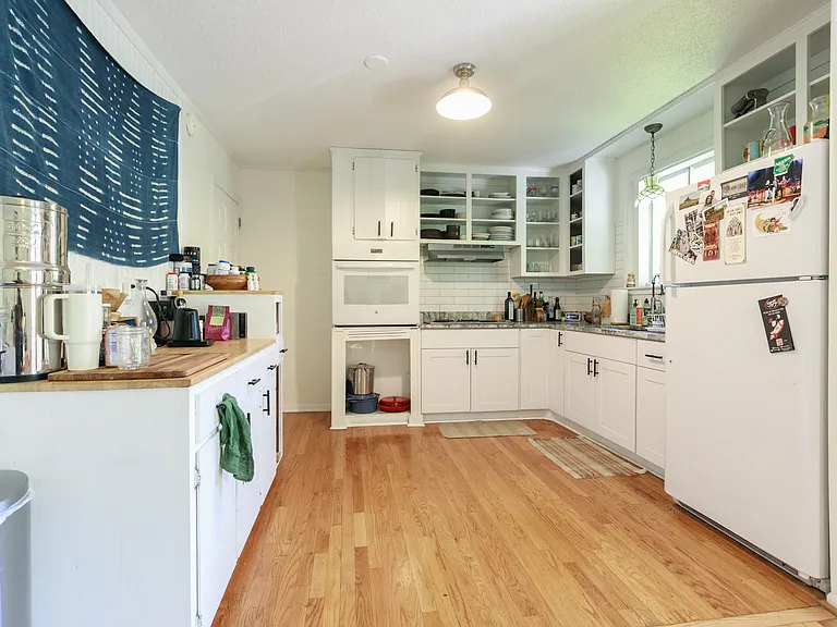 Kitchen with granite countertops