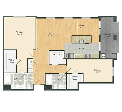 Floor plan Manhattan