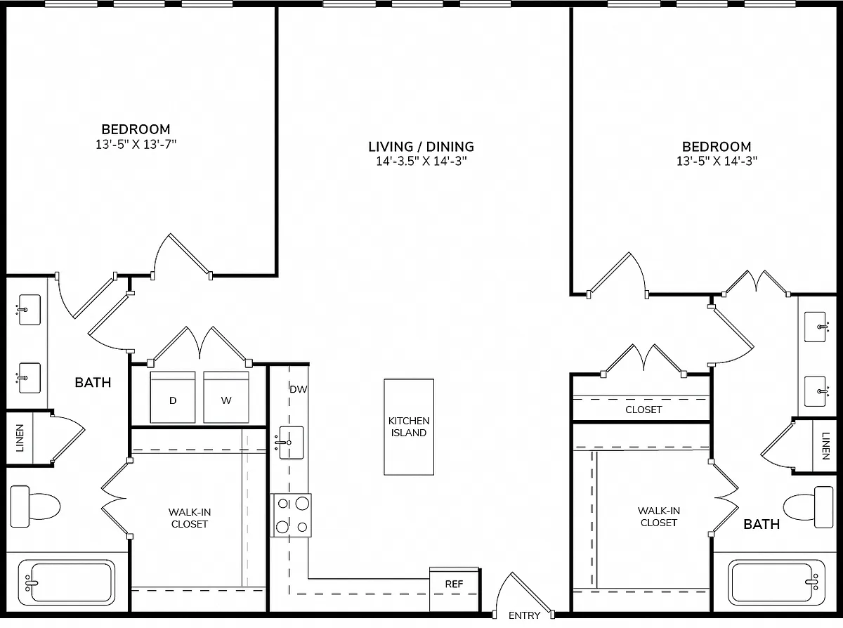 Floor plan B3