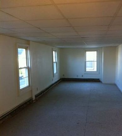 living room before carpet