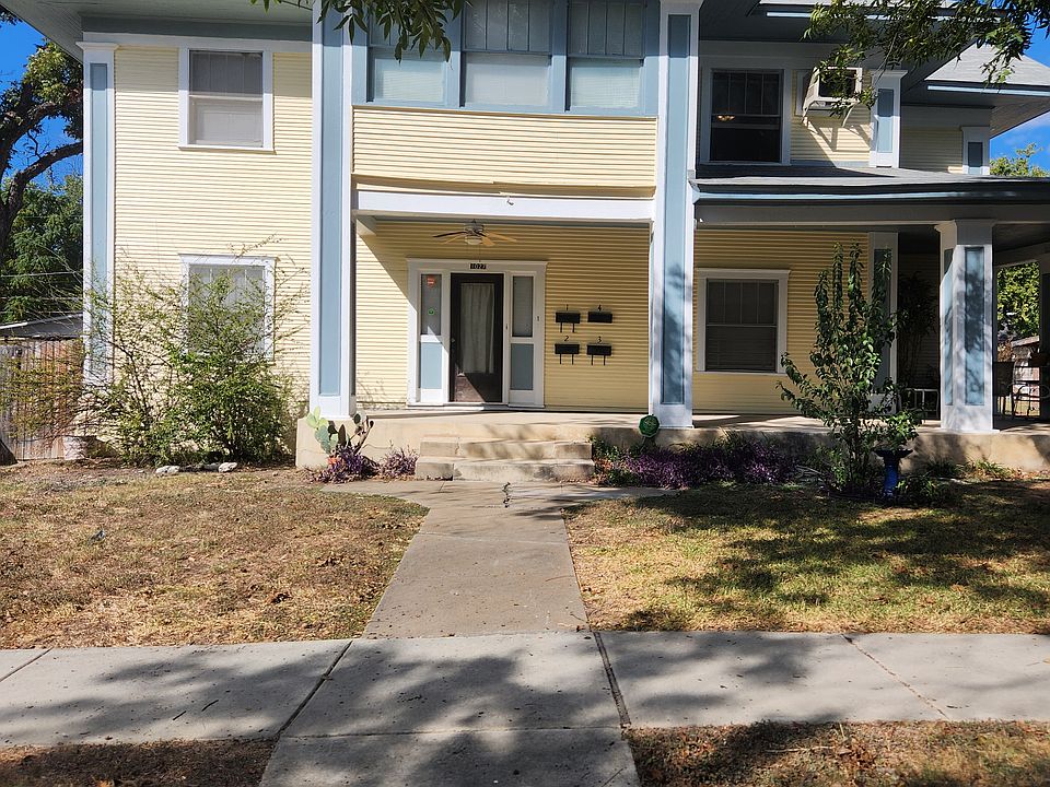 Apartment #2 is located on the left side of the porch