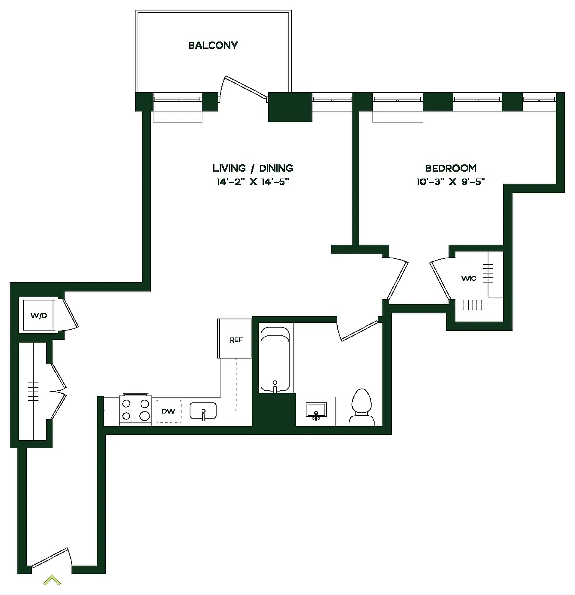 Floor plan A6E