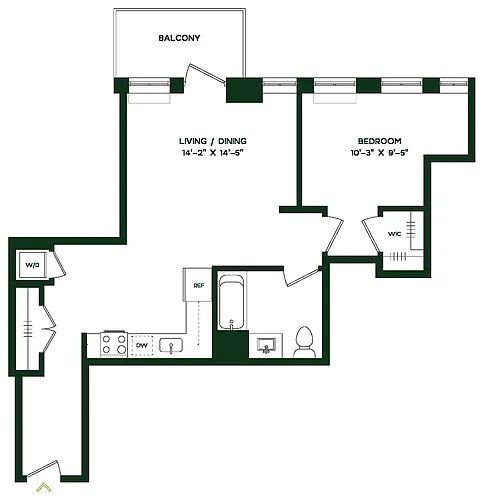 Floor plan A6E