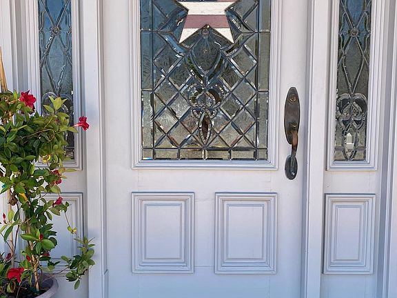 Stained Glass Door Entrance