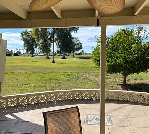 View from patio