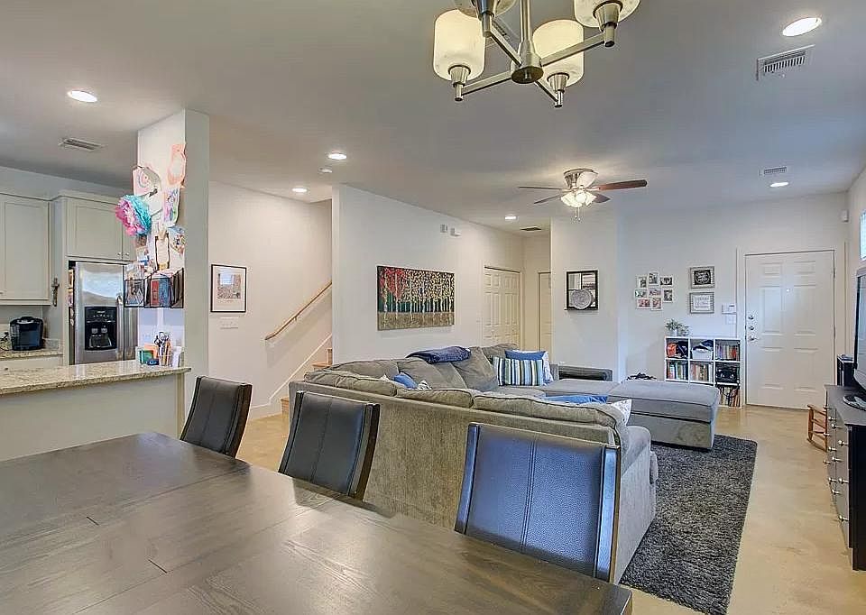 On the ground floor, open plan concept of living & dinning space and kitchen