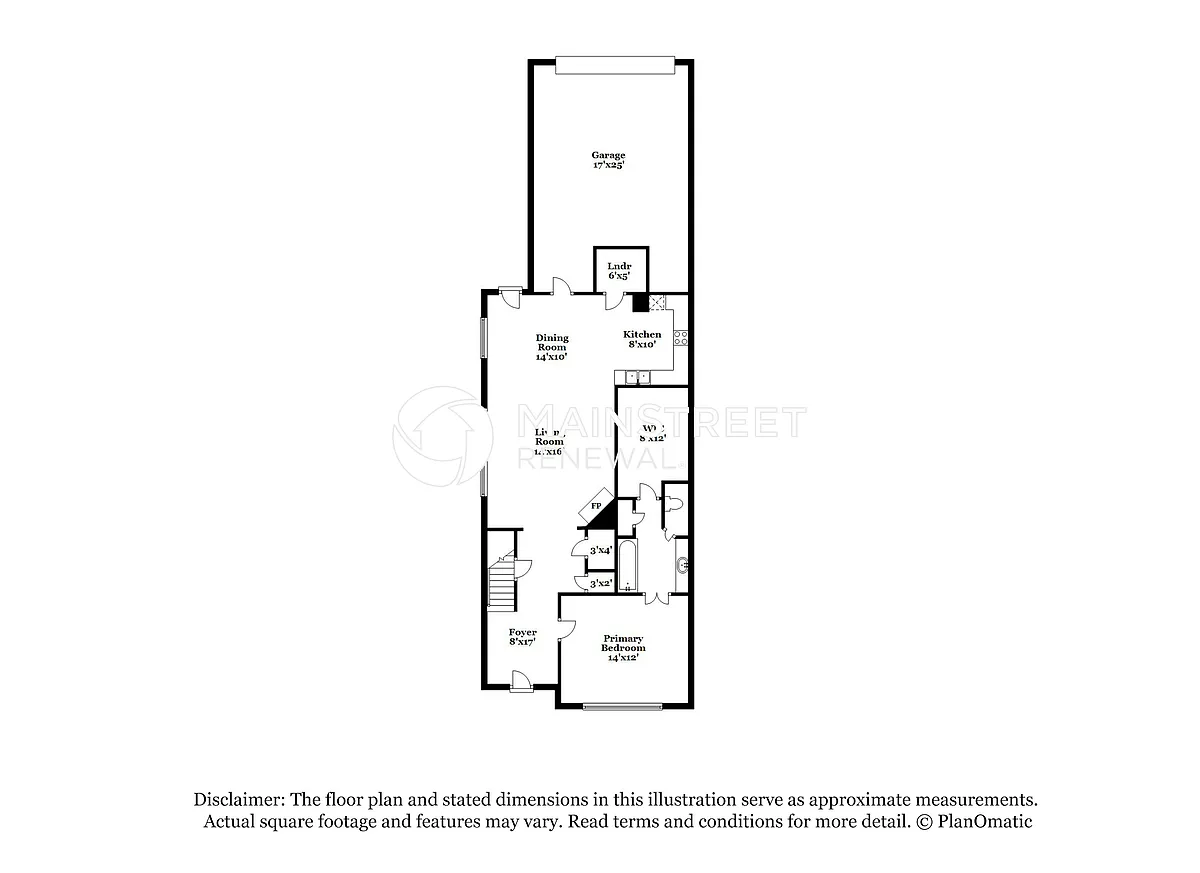 Floor Plan - 10216 Sterling Ridge Dr