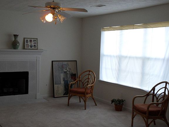 Family room with fireplace