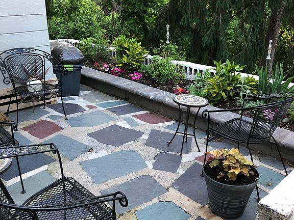 Private outdoor patio