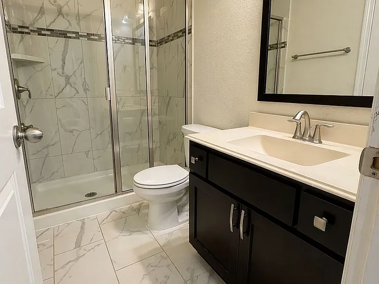 guest attached restroom - downstairs