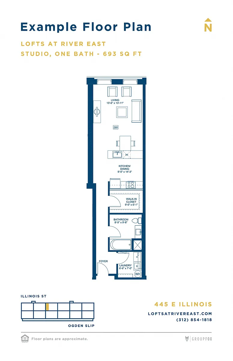 Floor plan Studio