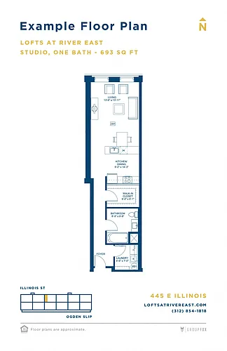 Floor plan Studio