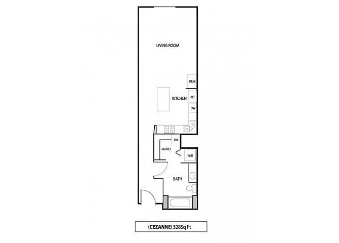 Floor plan Cezanne