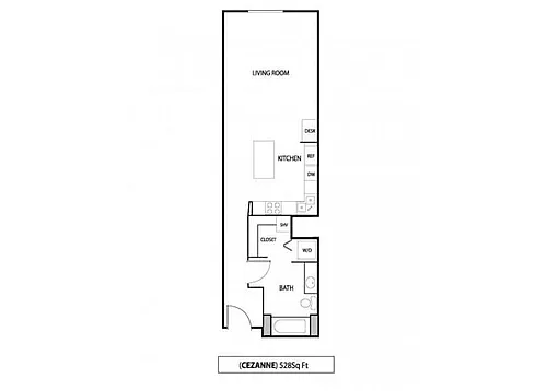 Floor plan Cezanne