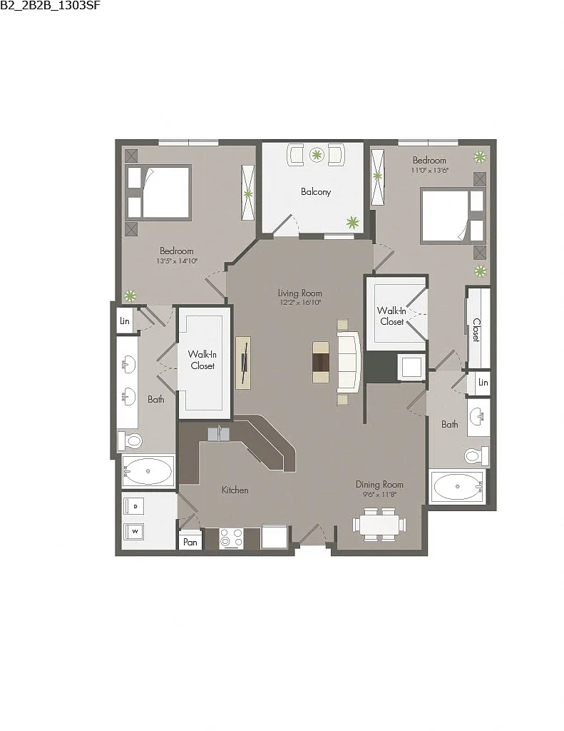 Floor plan B2