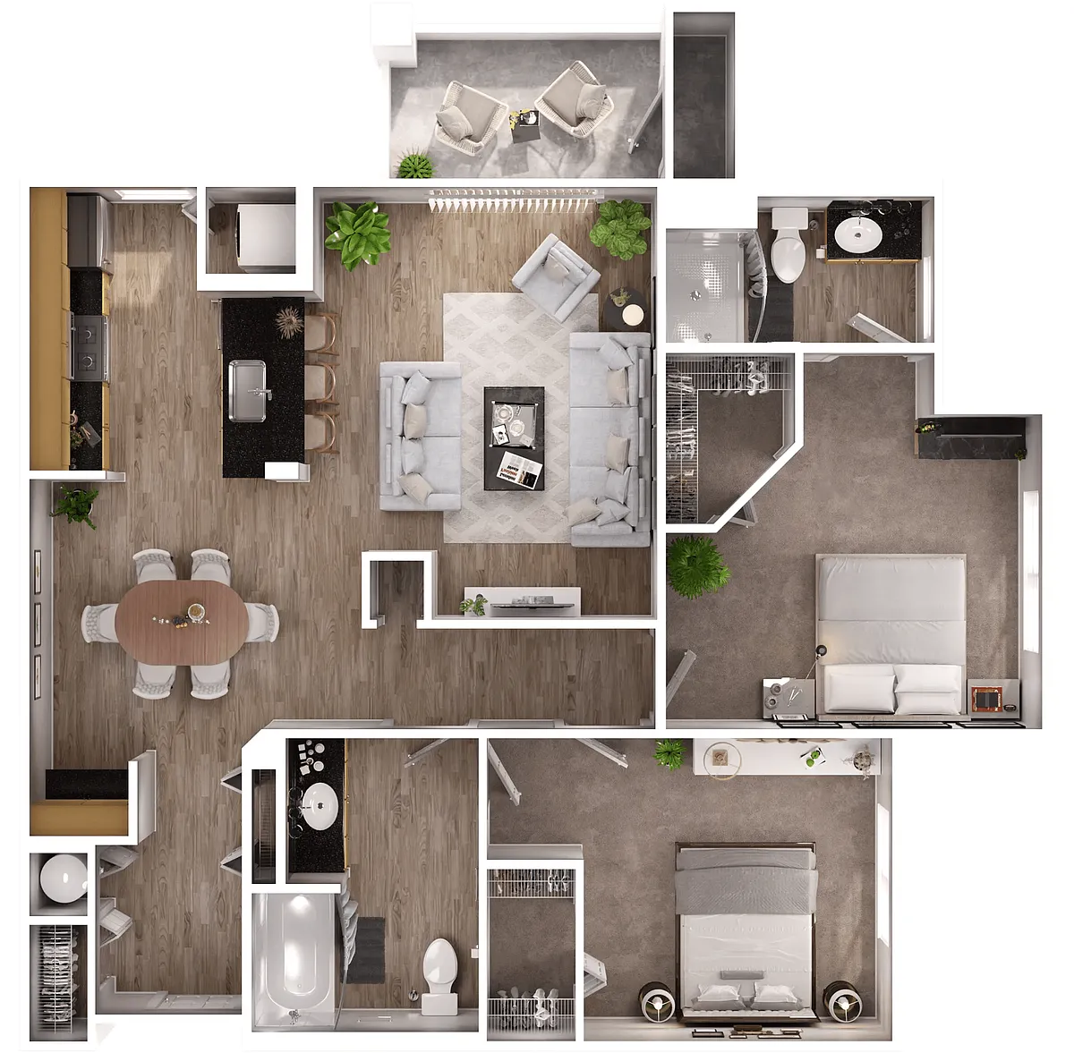 Floor plan The Dynasty - w/Garage
