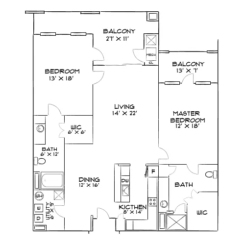 Floor plan Design 2I Premier