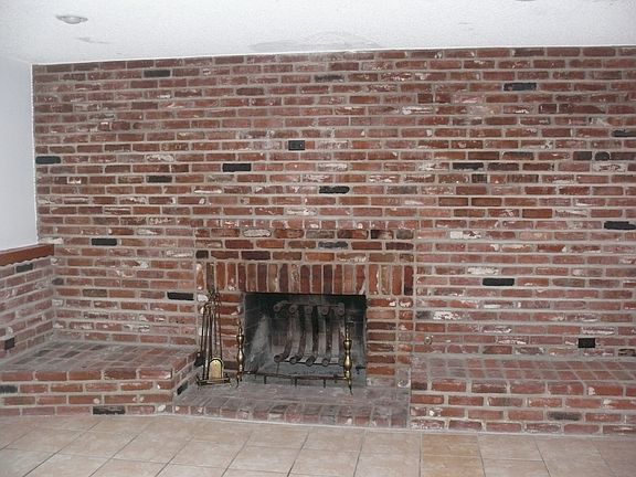 fire place in living room