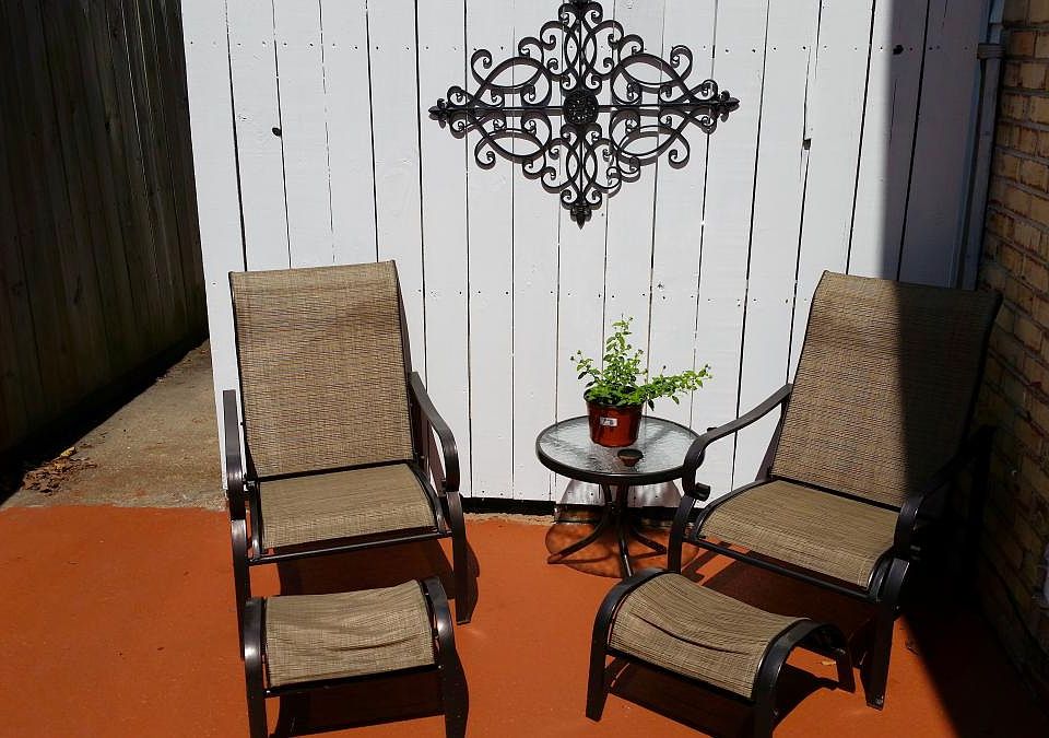 Back patio