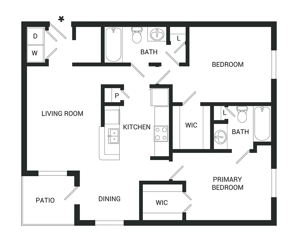 Floor plan Terrain