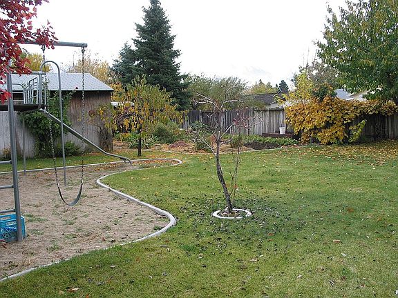 Rear yard, play 