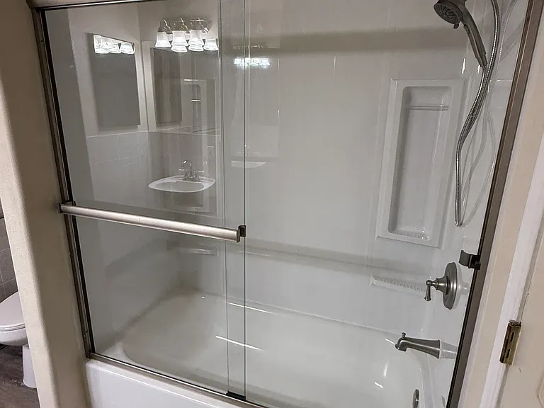 Brand new tub, shower, enclosure, hardware