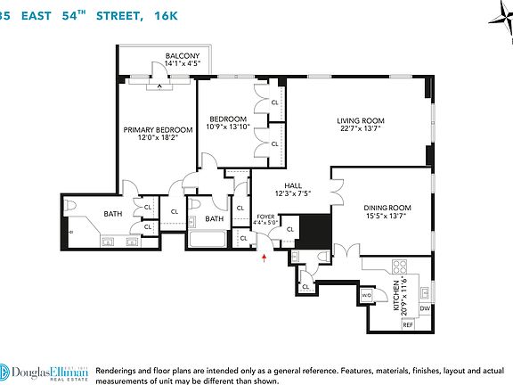 2nd image of 135 E 54th St APT 16K