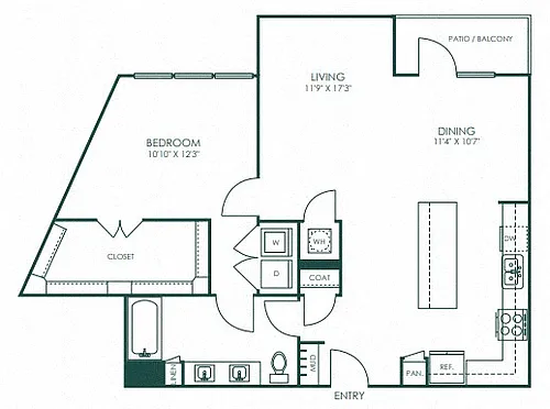 Floor plan A10