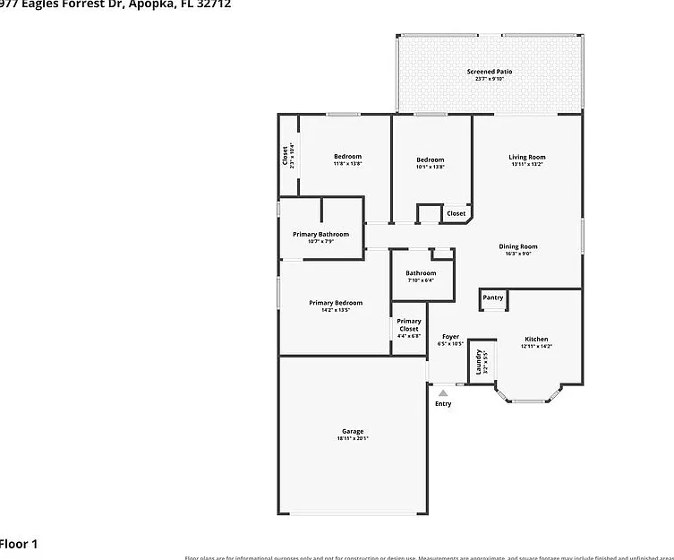 3 bed, 2.0 bath, 1354 sqft, $2,155 — Photo 2