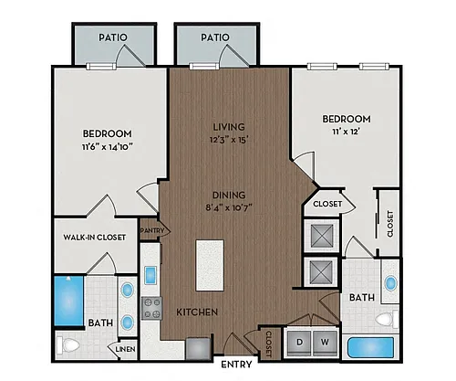Floor plan Prada / Oxford / Elysess