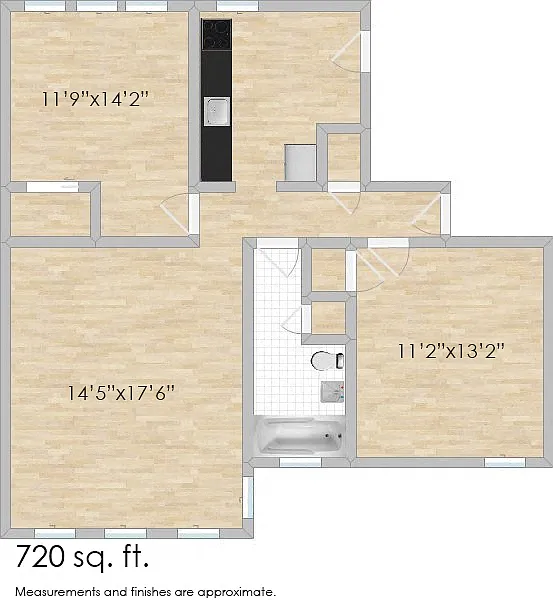 Floor plan 1038 Randolph