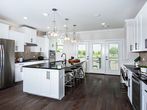 Large Open Island Kitchen